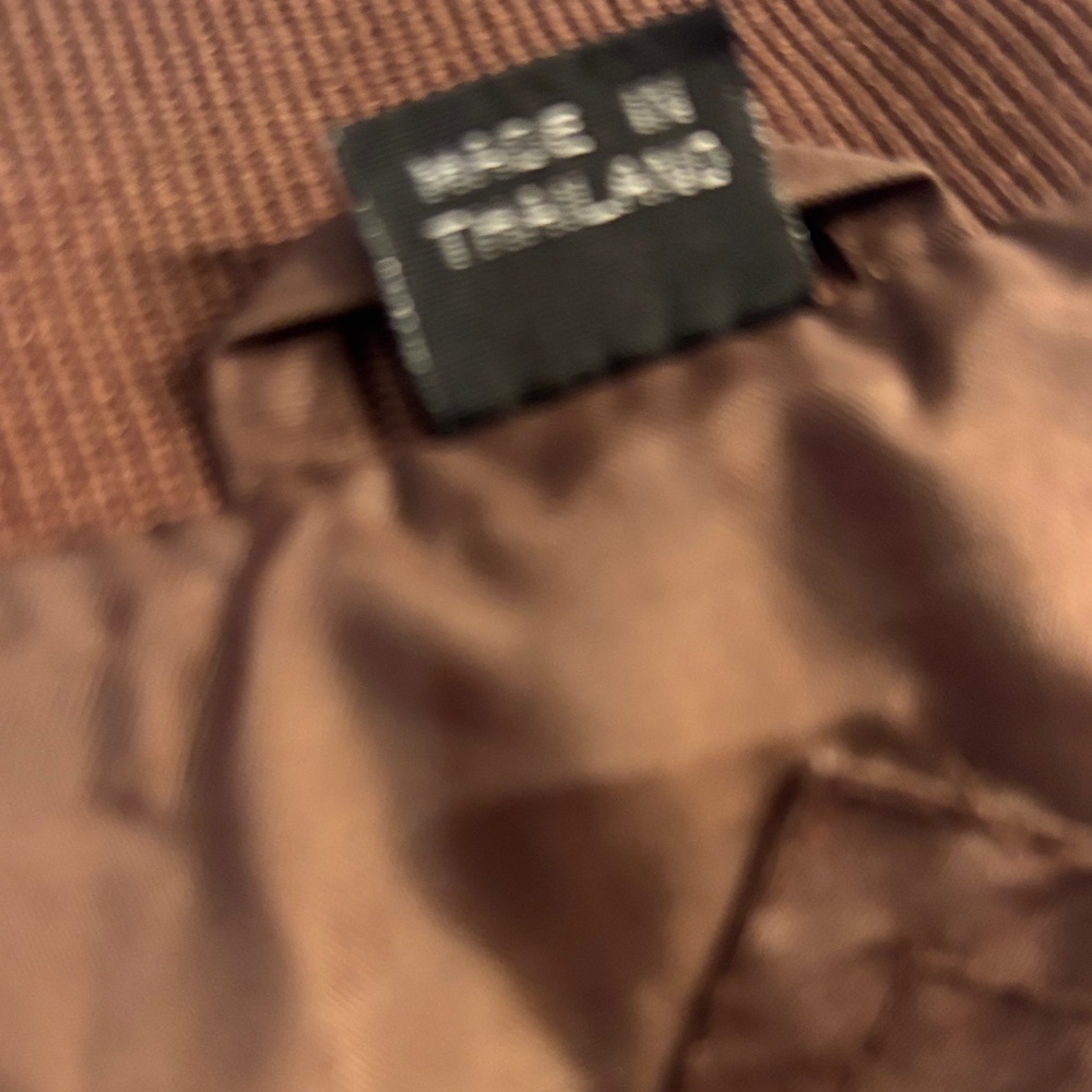 Vintage 80’s brown men’s MEMBERs ONLY Thailand zip up jacket sz 42 EUC - Picture 10 of 12